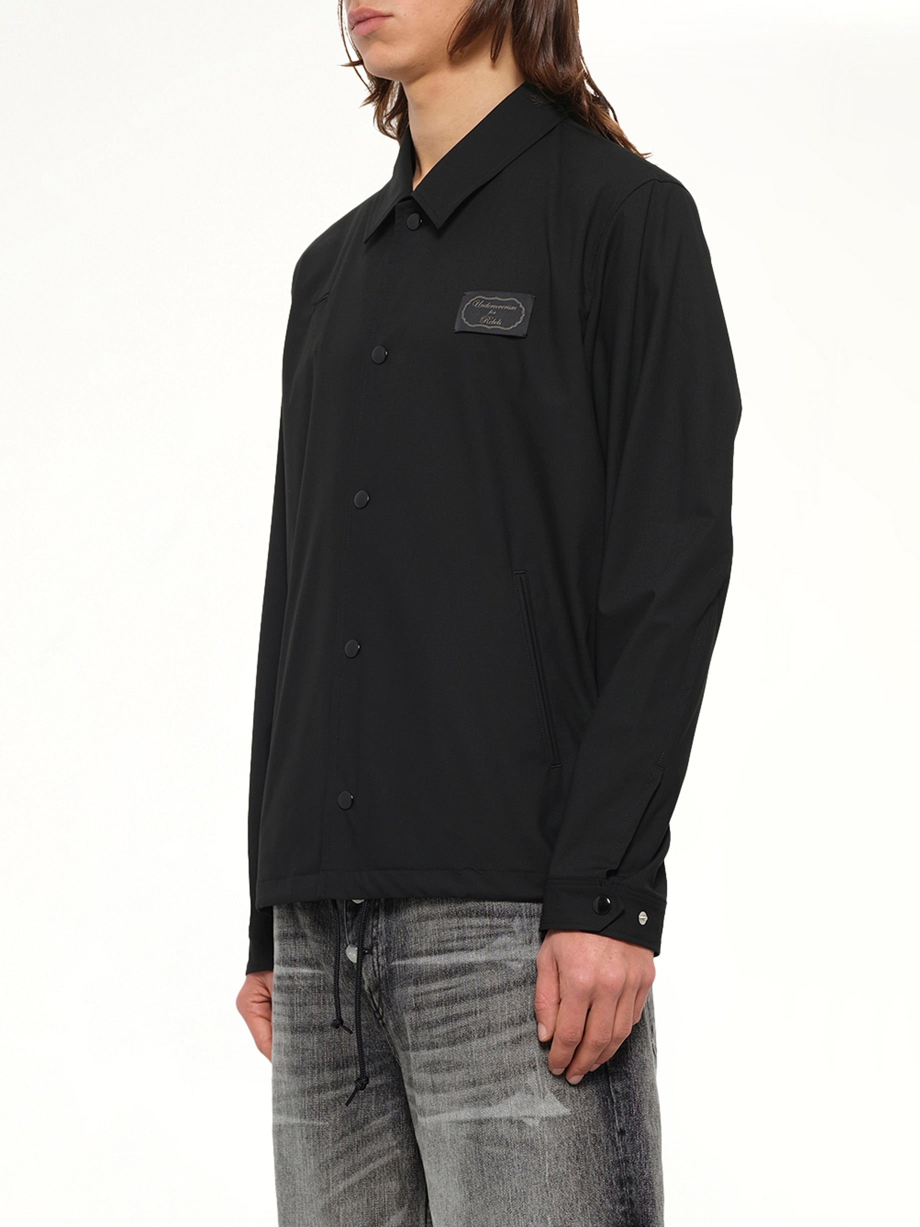 Undercoverism for Rebels Coach Jacket in Black