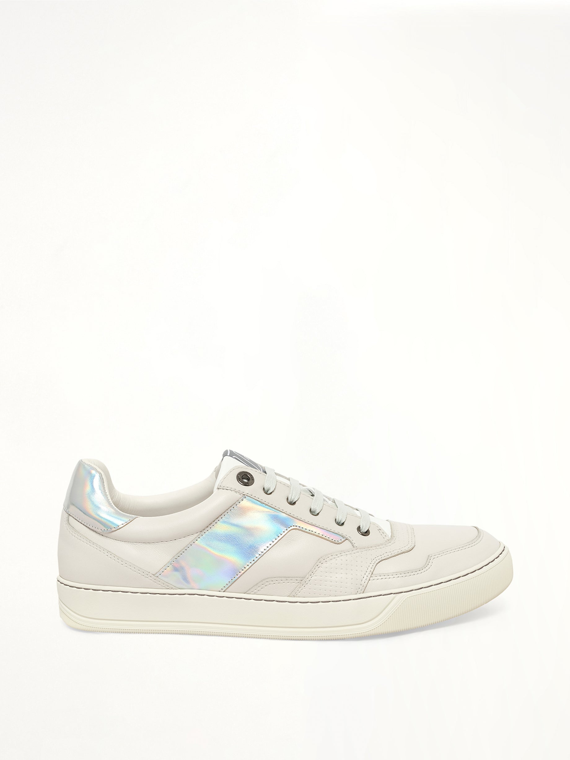 Low Sneaker in Silver