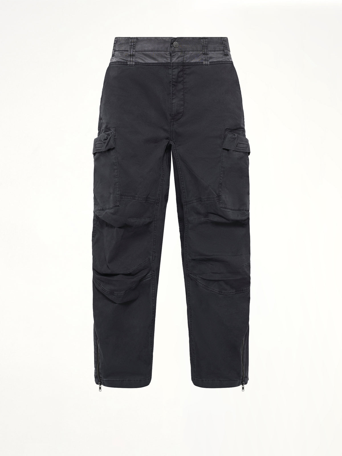 P-DELLS Pants in Washed Black