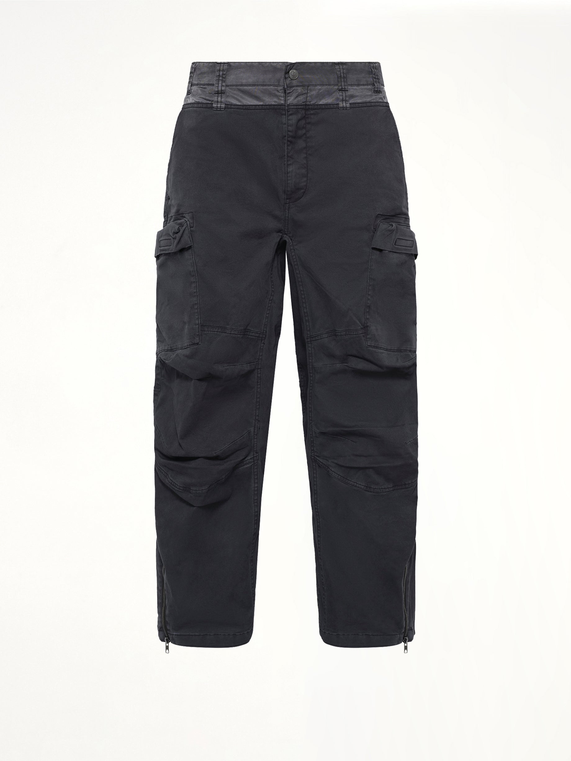 P-DELLS Pants in Washed Black