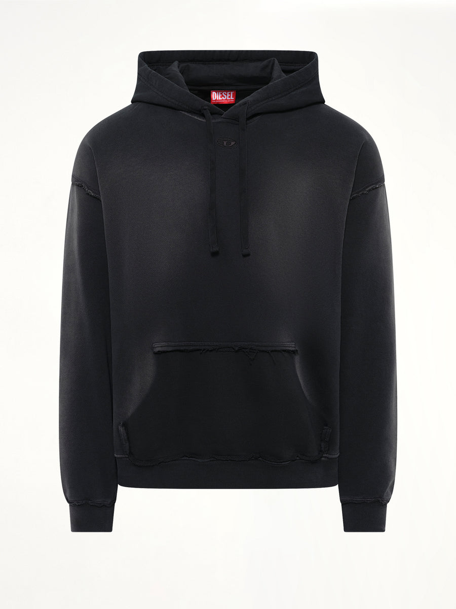S-POCK-HOOD Hoodie in Black