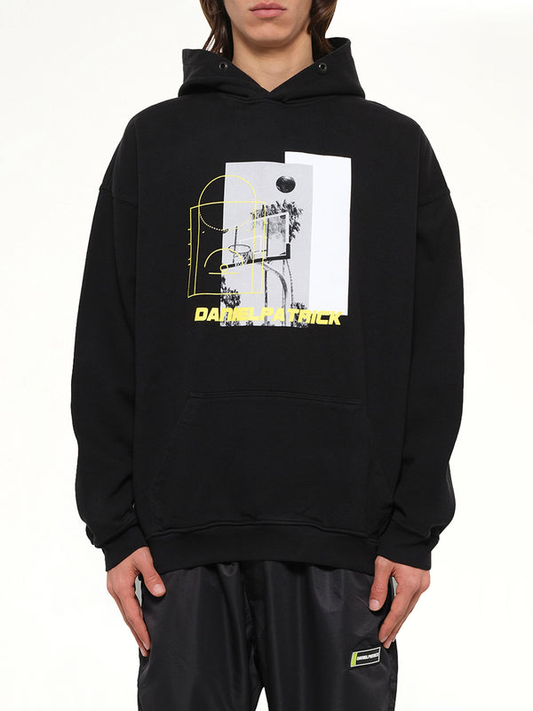 94 B-Ball Hoodie in Black