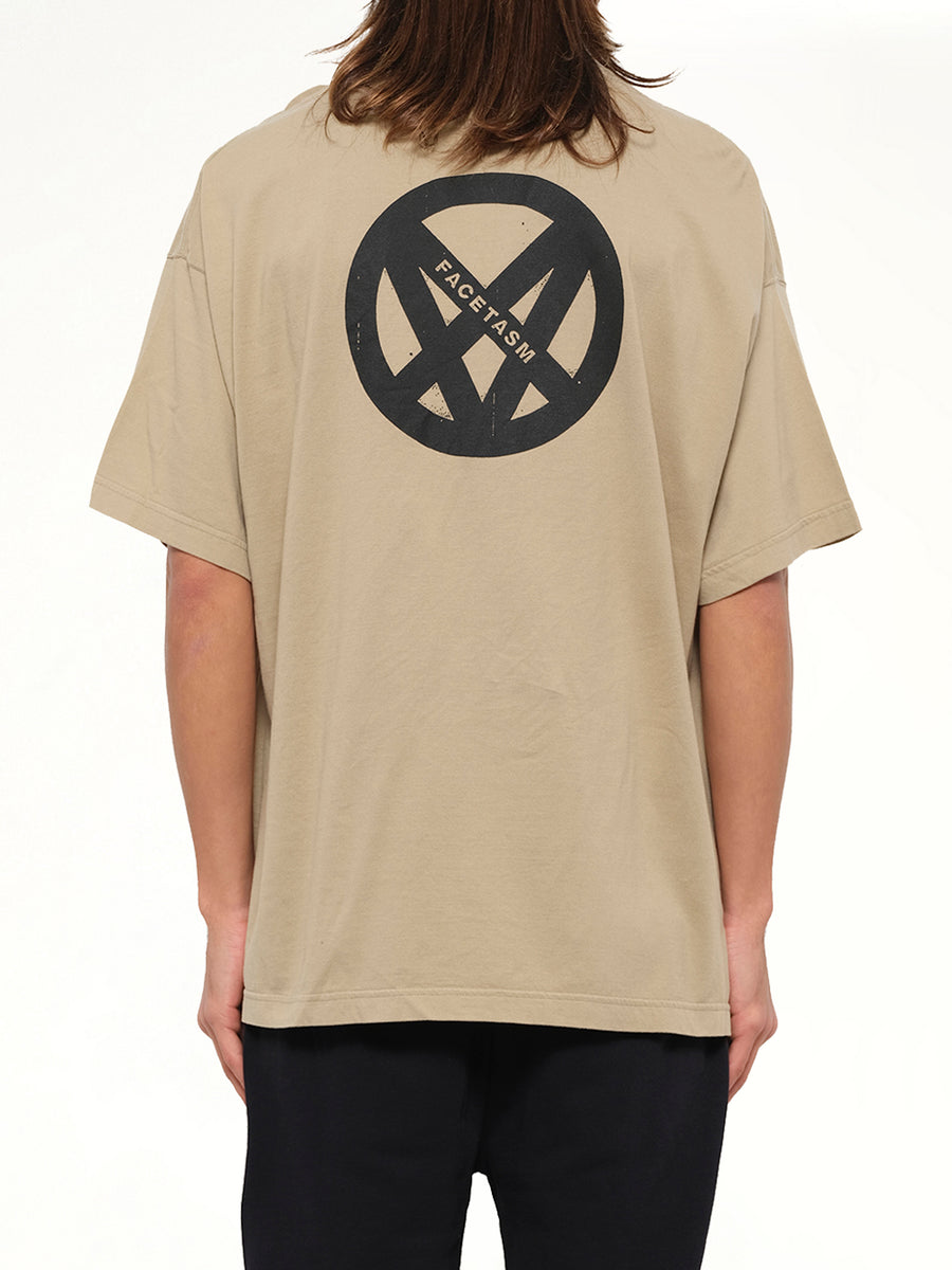 Anarchy Big T-Shirt in Beige