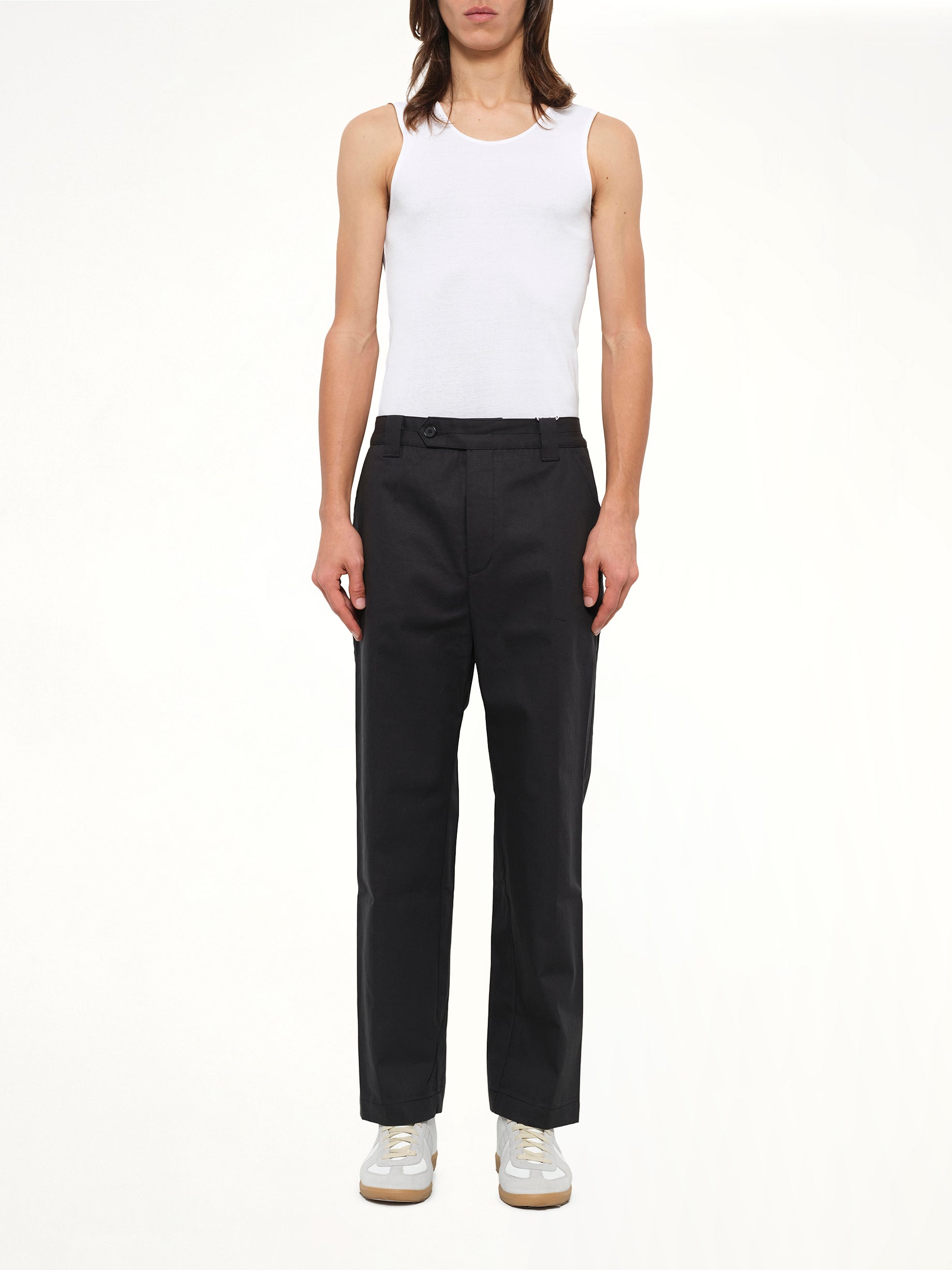 Cropped Pants in Black