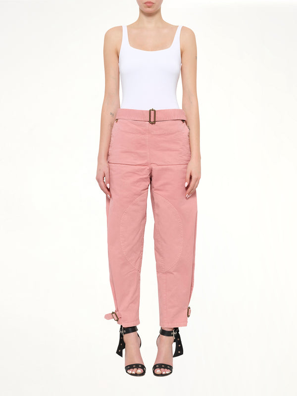 Fold Utility Trousers in Pink