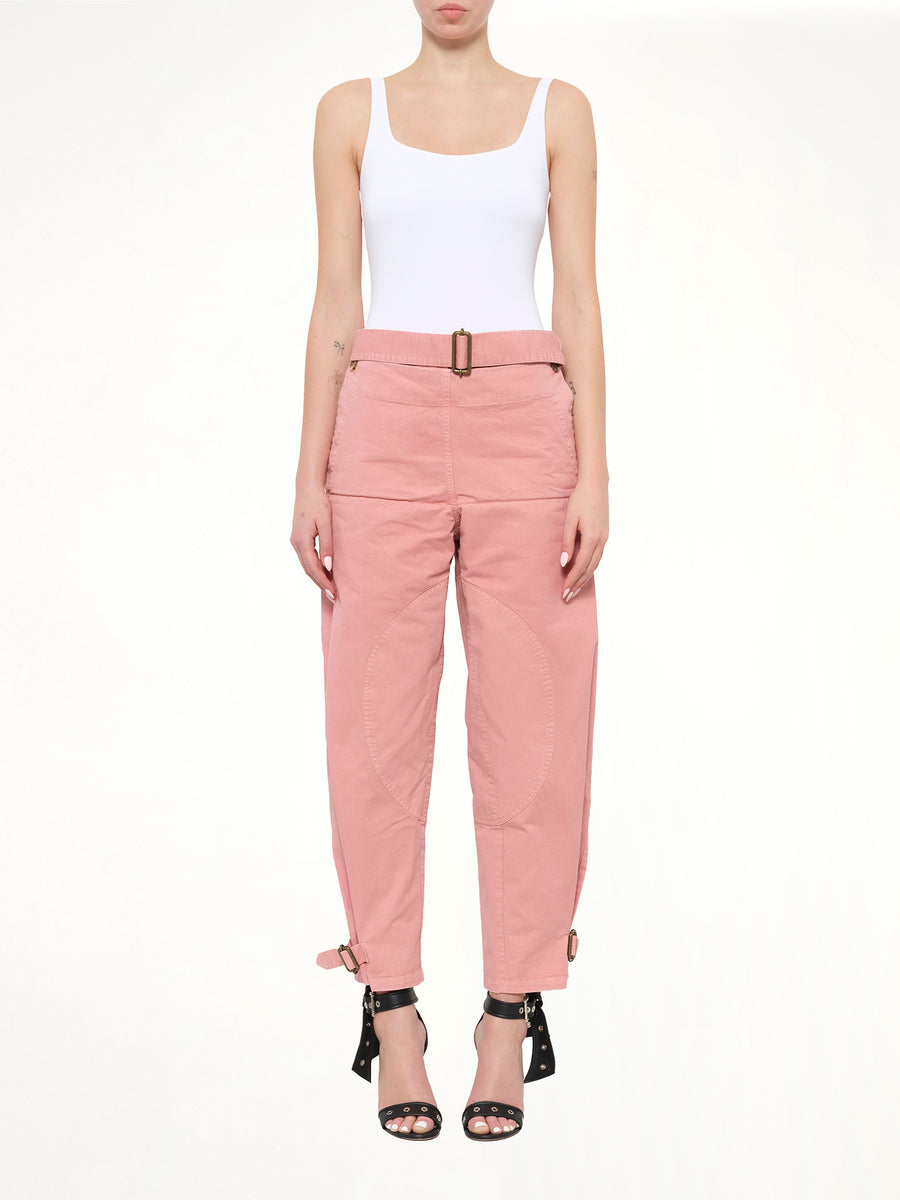 Fold Utility Trousers in Pink