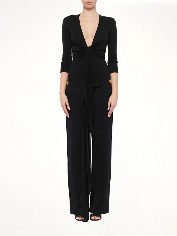 Givenchy Long Sleeve Top in Black