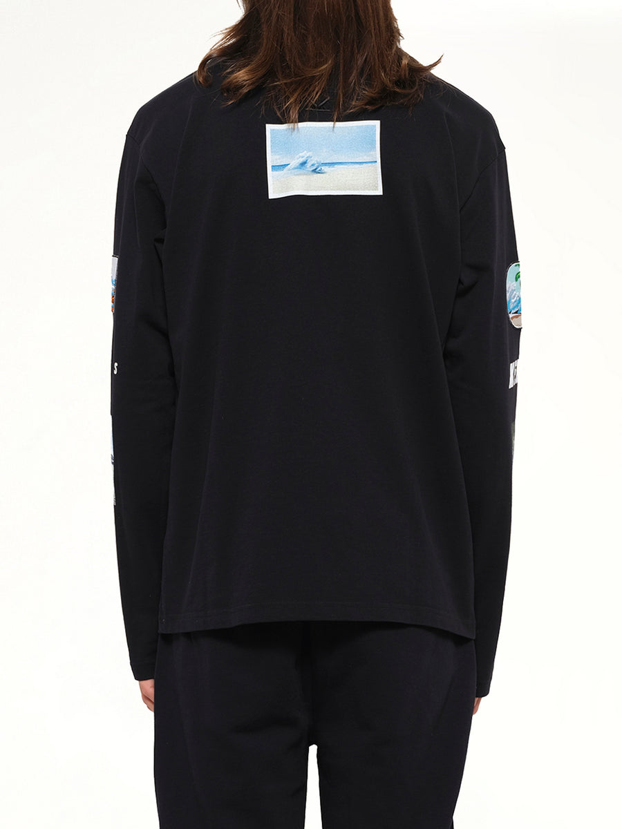 Kenzo Long Sleeve T-Shirt in Black