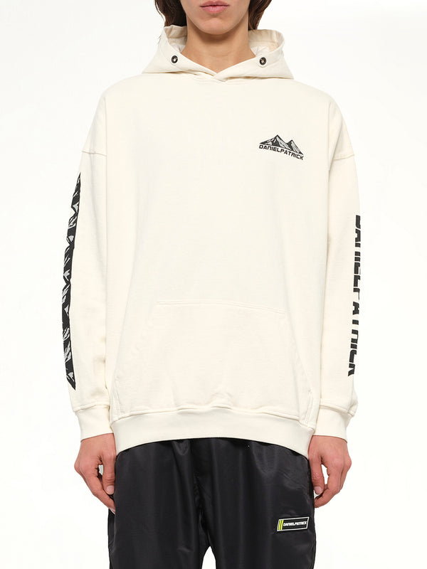 Moving Mountains Hoodie in White