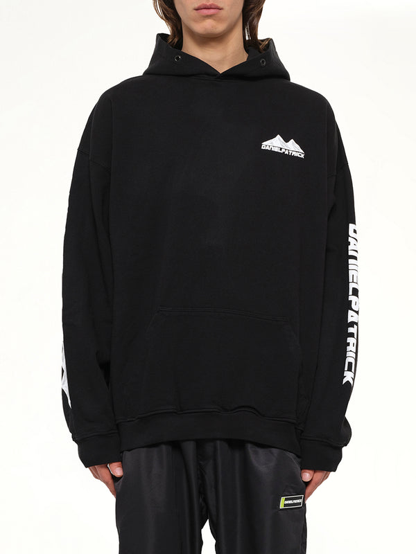Moving Mountains Hoodie in Black