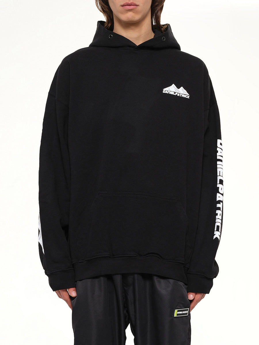 Moving Mountains Hoodie in Black