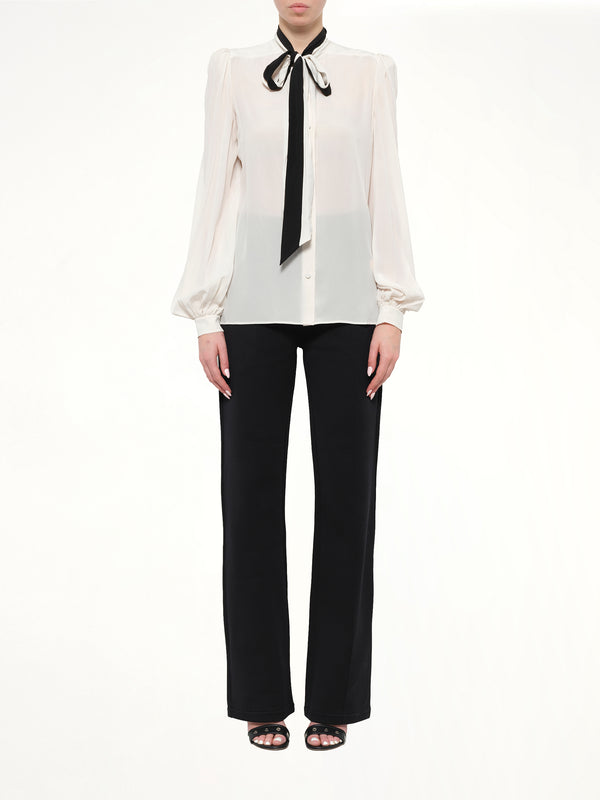 Podium Long Sleeve Tops in White