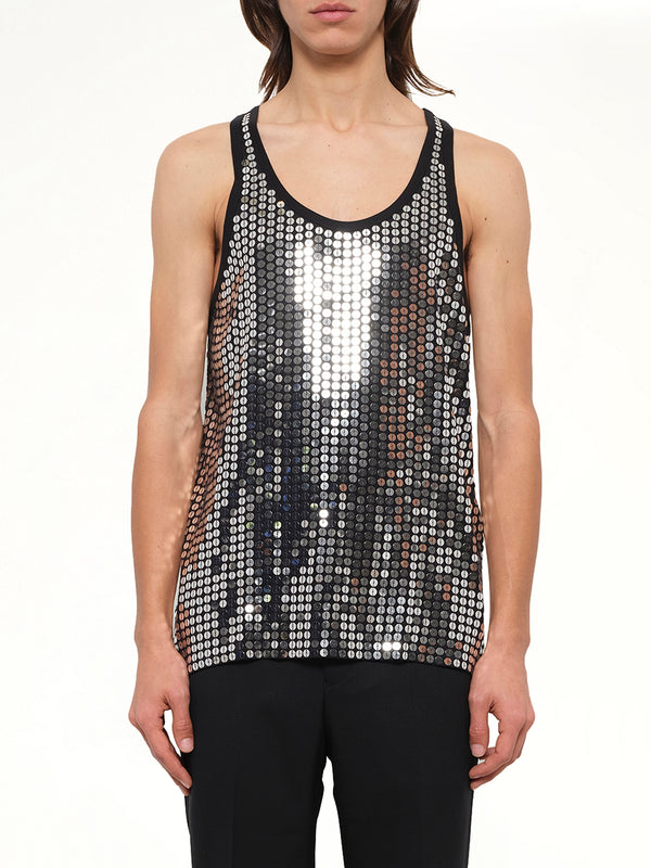 Podium Tank Top in Black