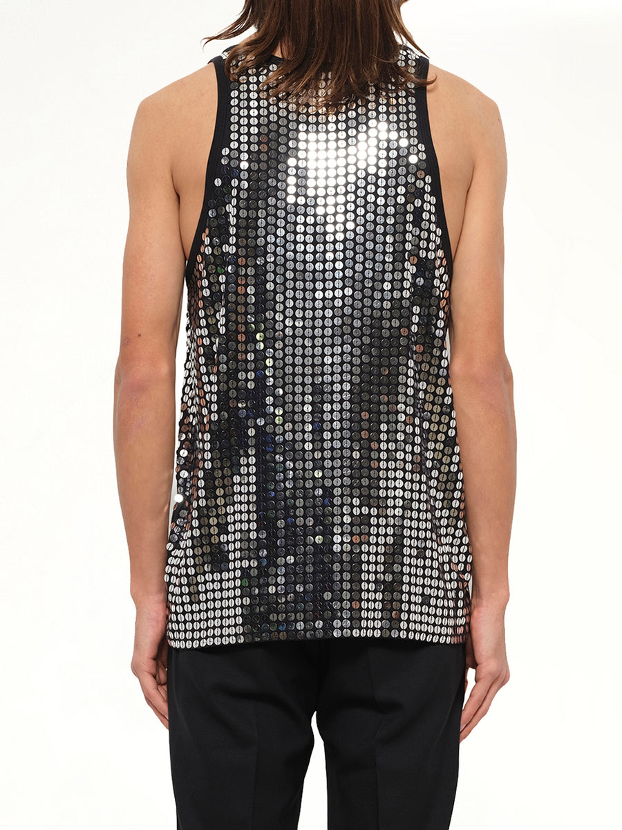 Podium Tank Top in Black