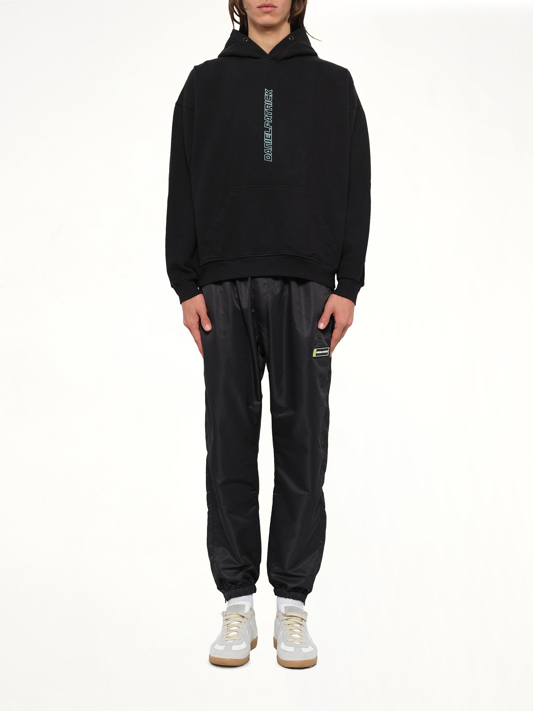 Vertical Logo Hoodie in Sea