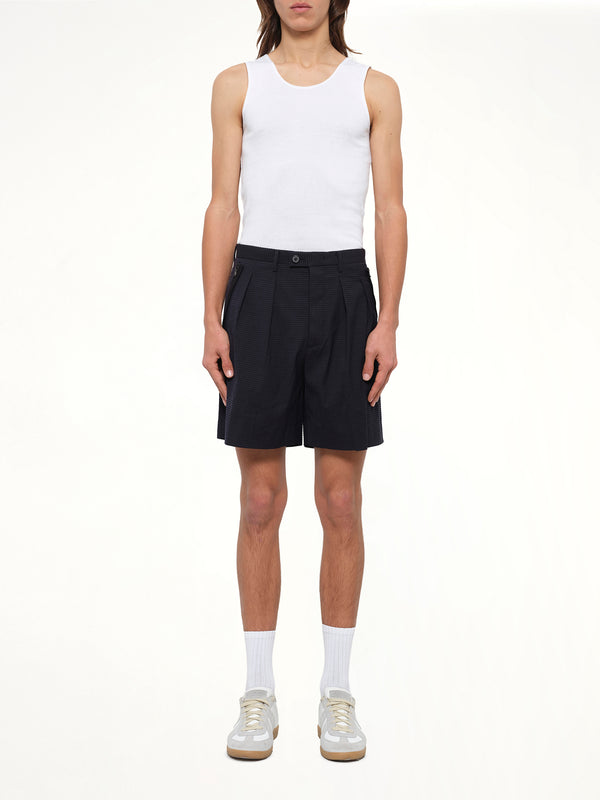 Wooyoungmi Woven Pants in Navy