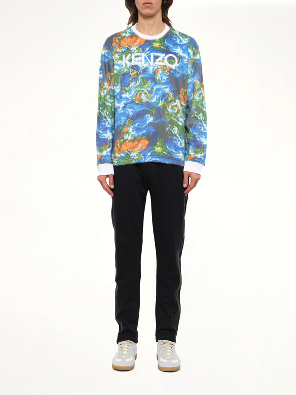 World Fleec Sweatshirt in Cobalt