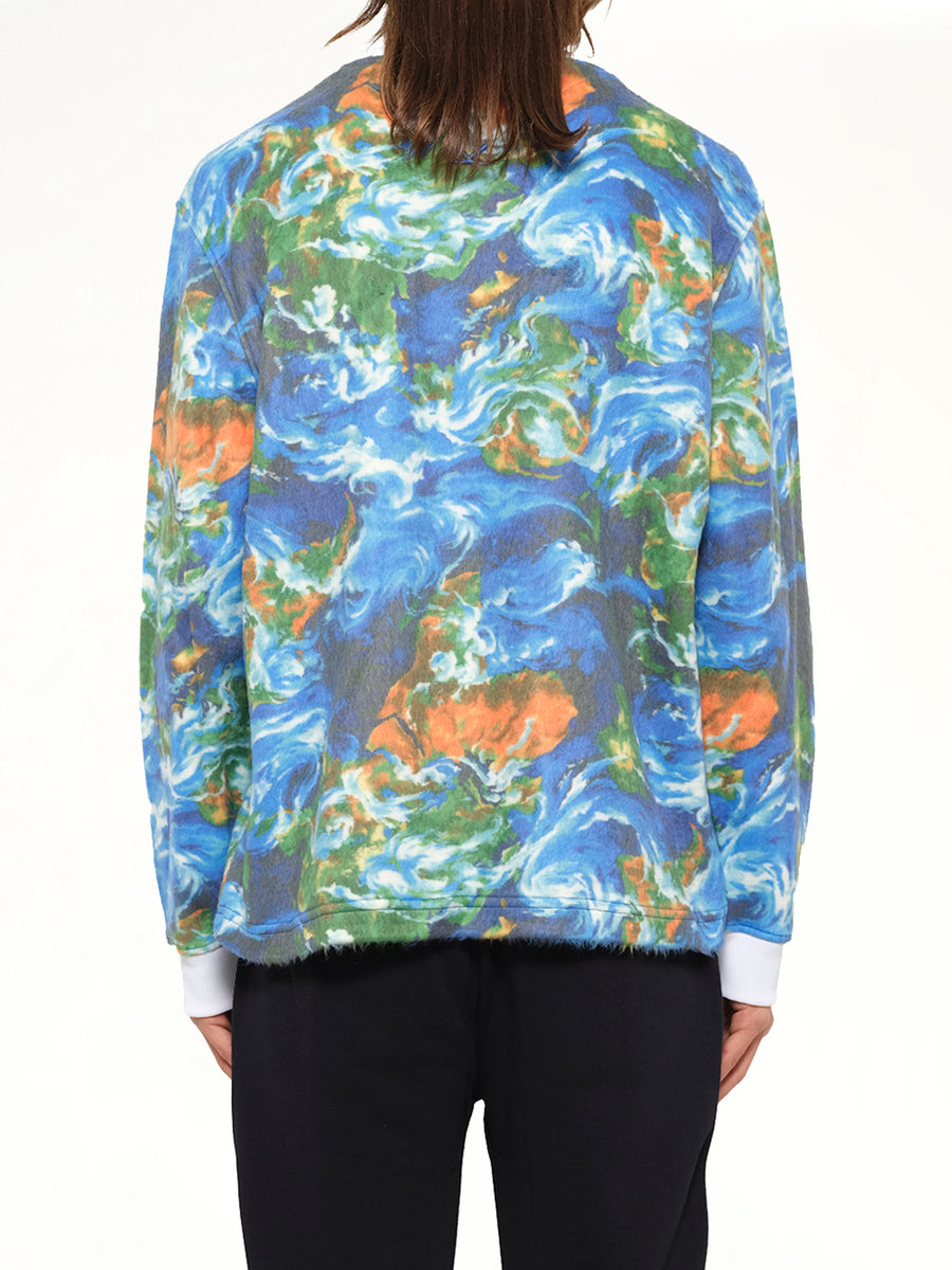 World Fleec Sweatshirt in Cobalt