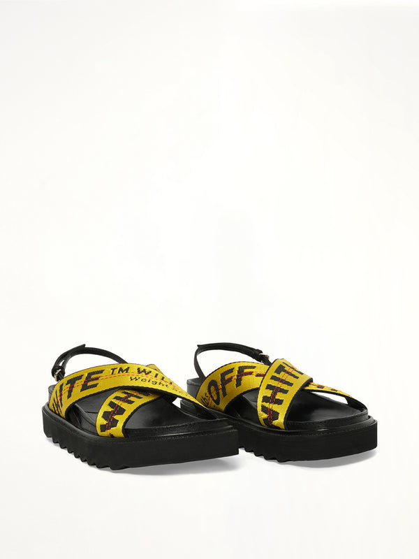 Industrial Belt Sandal in Black