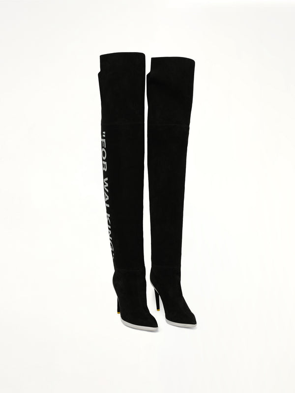 Walking High Boot in Black