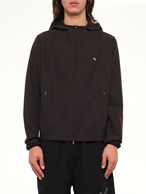 247 Bonded Running Jacket in Jet Black
