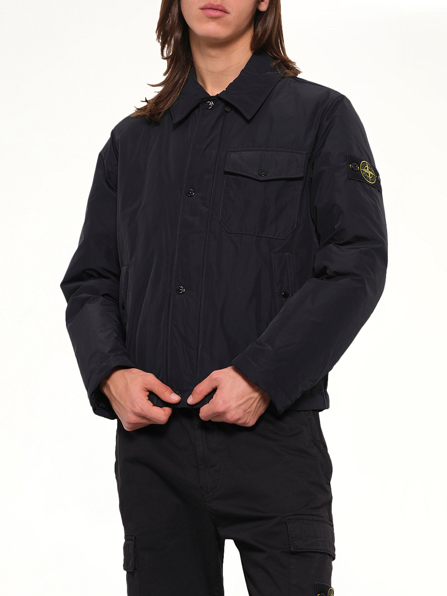 4100022 Nylon Light Jacket in Black