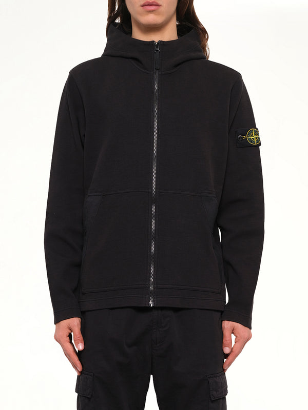 6100020 Organic Cotton Hoodie in Black