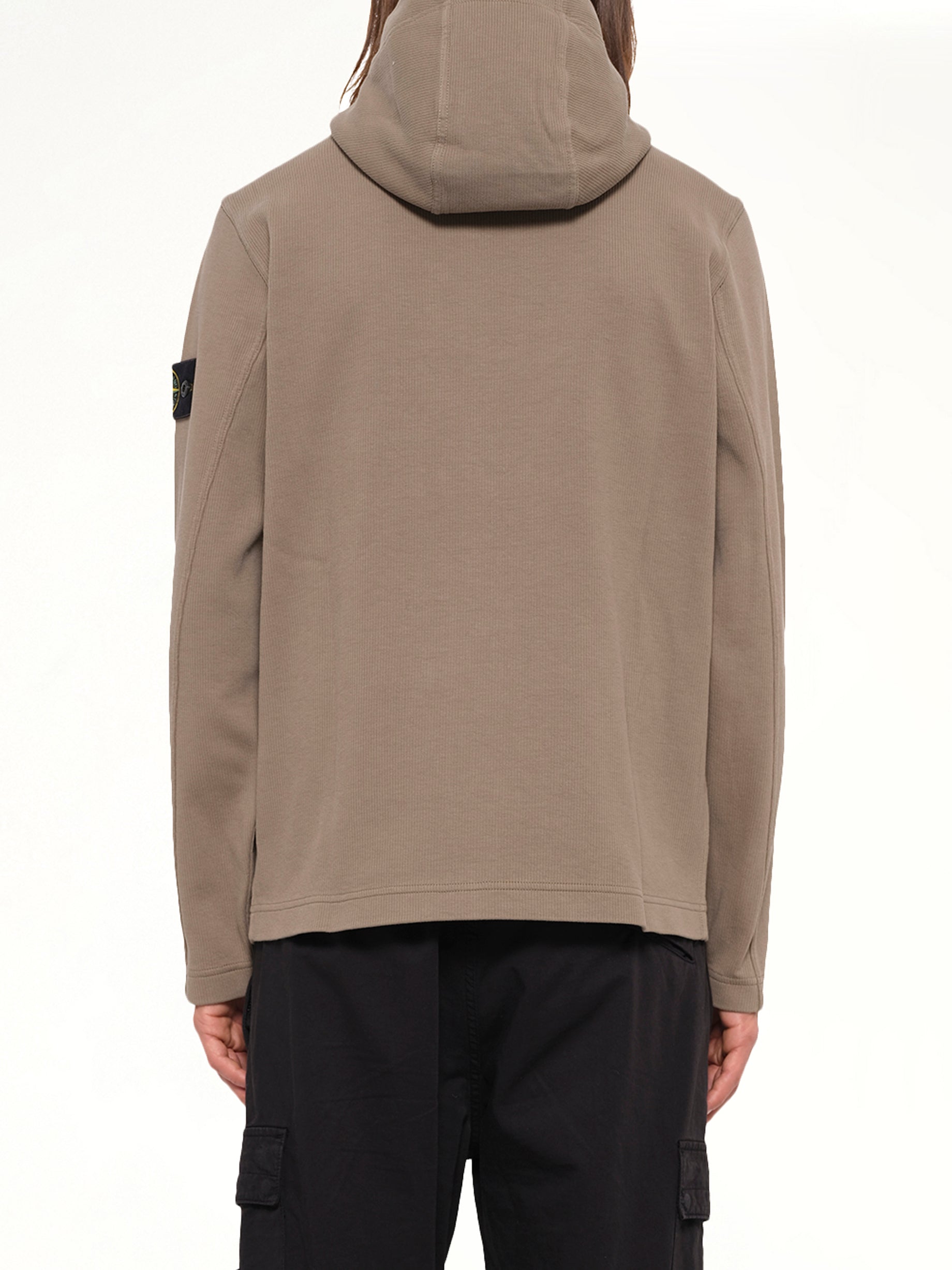 6100020 Organic Cotton Hoodie in Military Green
