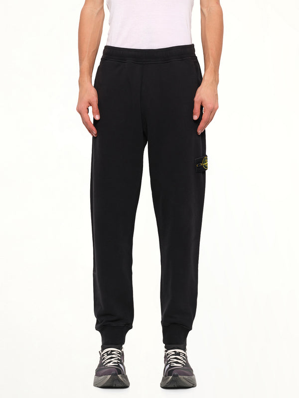 6200012 Brushed Cotton Sweatpants in Black