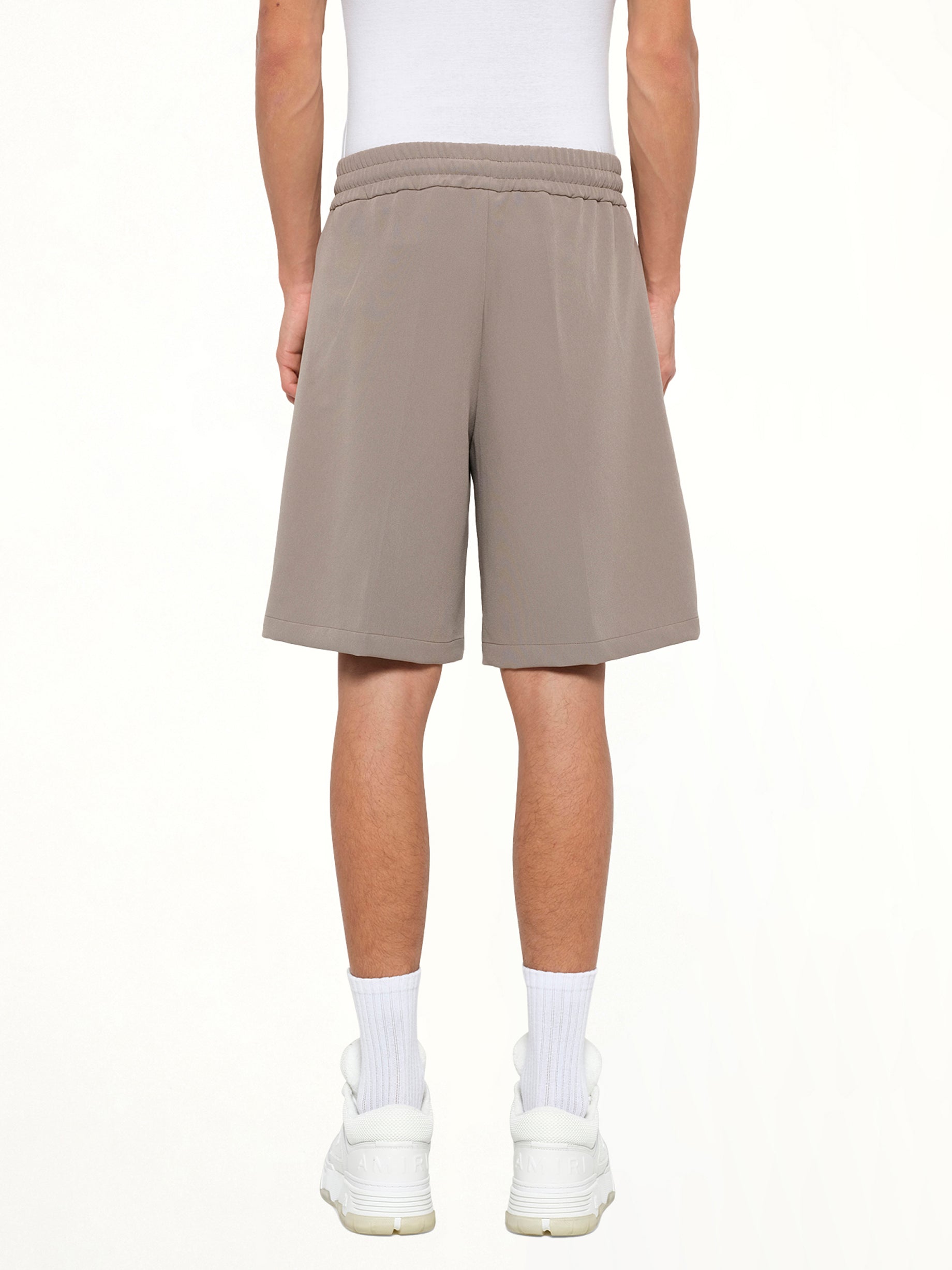 Amiri Patch Cady Track Short in Dark Sand