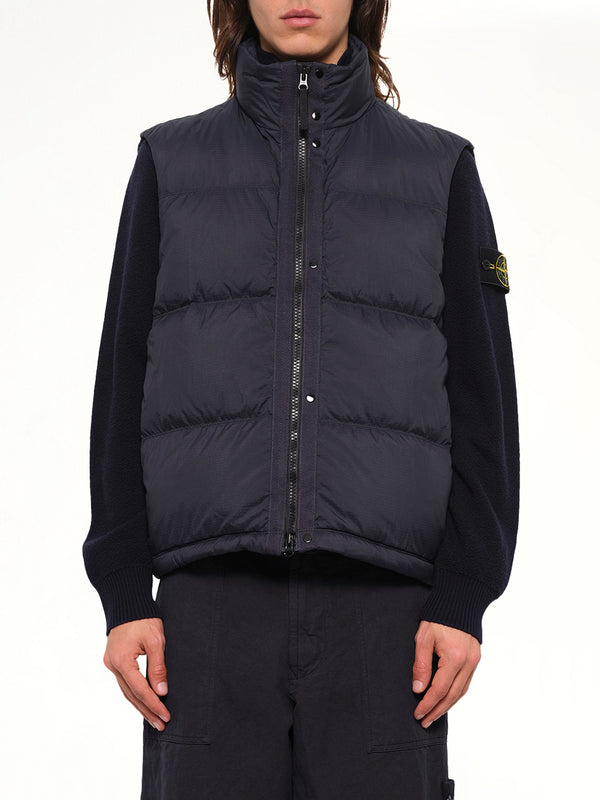 G100004 Matt Ripstop Cordura Vest in Navy Blue