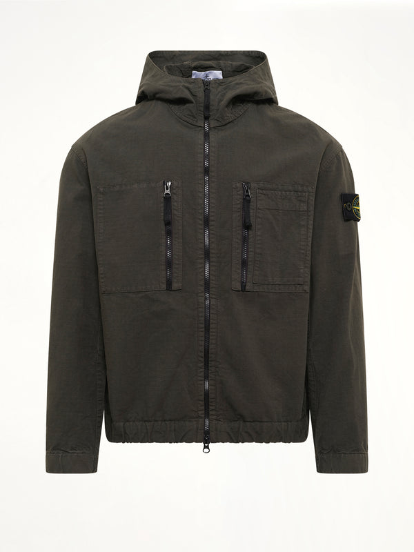 1200011 Cotton Ribstop Jacket in Coal Grey