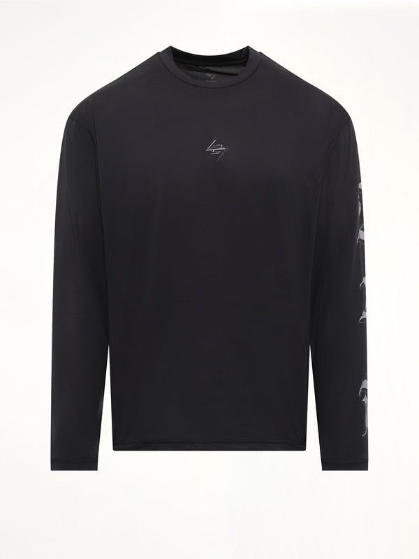 247 Knight LS T-Shirt in Jet Black