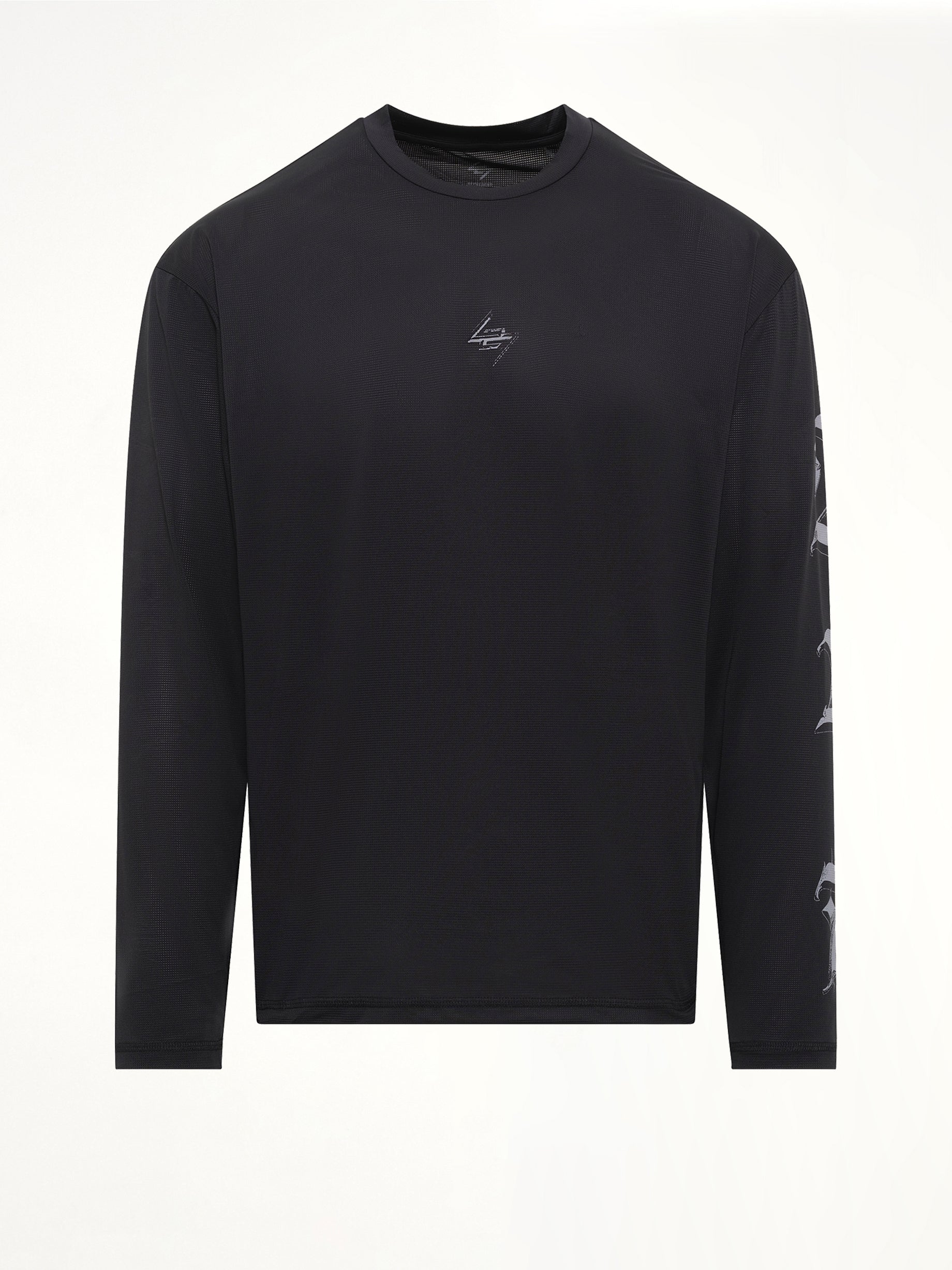 247 Knight LS T-Shirt in Jet Black