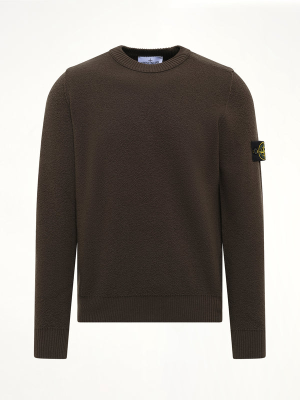 5100011 Light RWS Wool Crewneck Sweater in Coal Grey