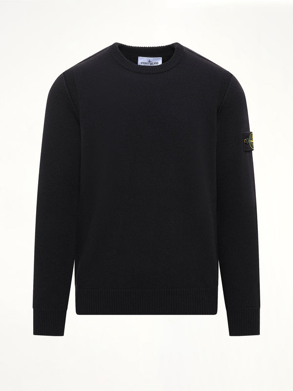 5100072 Lambswool Crewneck Sweater in Black