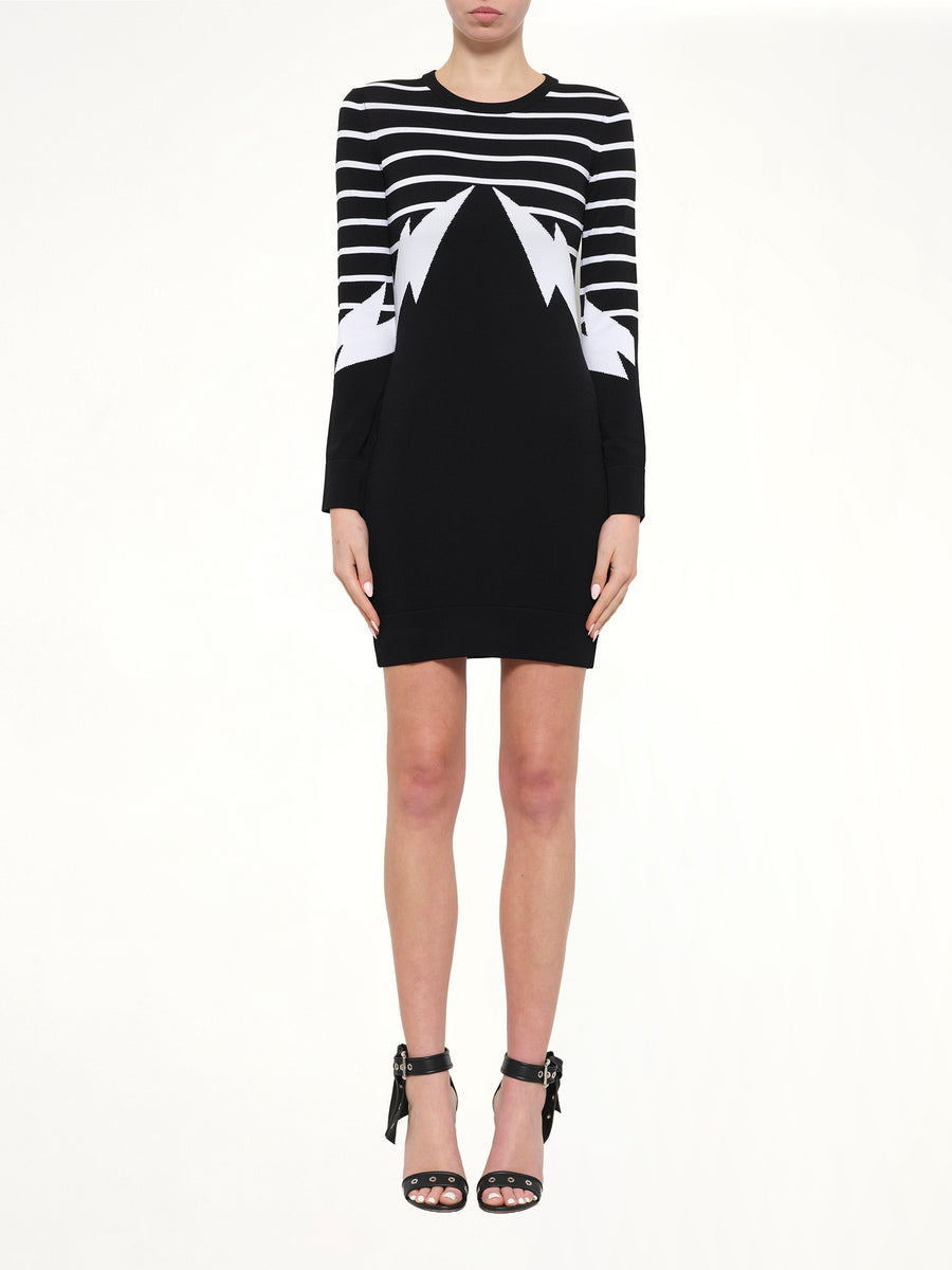 Neil Barrett Knit Dress in Black