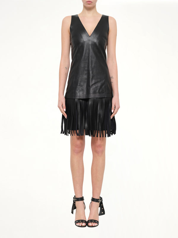 Neil Barrett Leather Jacket in Black