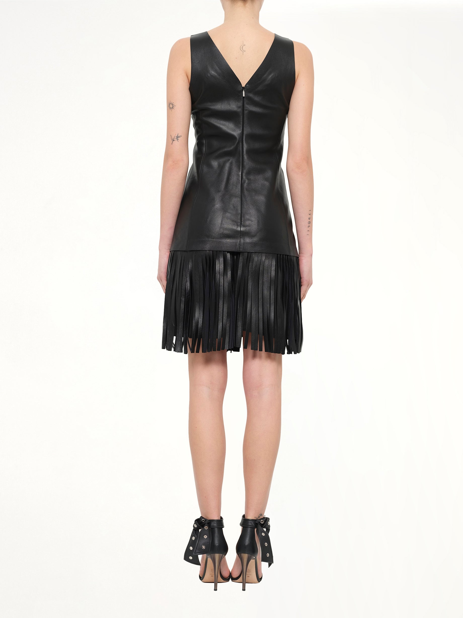 Neil Barrett Leather Jacket in Black