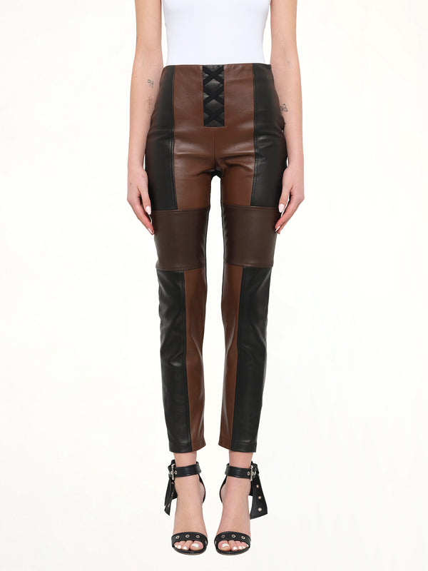 Neil Barrett Leather Pants in Black