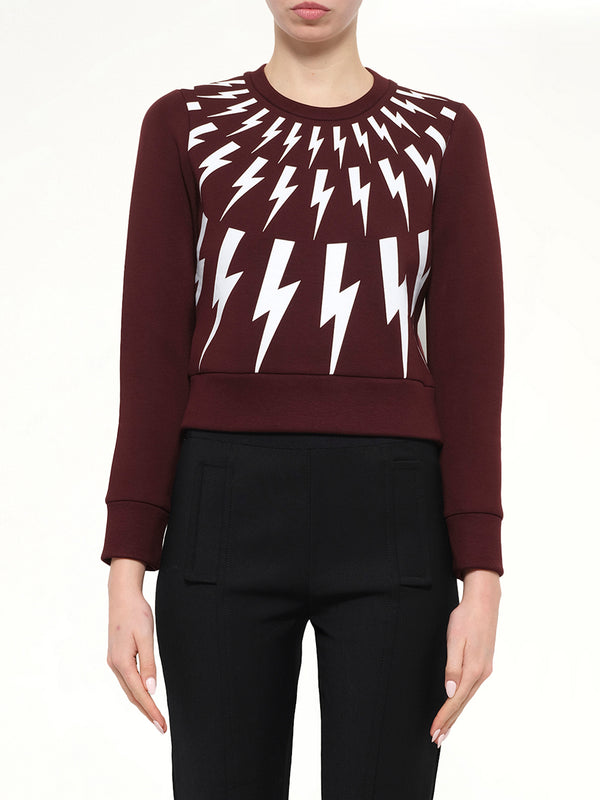 Neil Barrett Sweatshirt in Burgundy