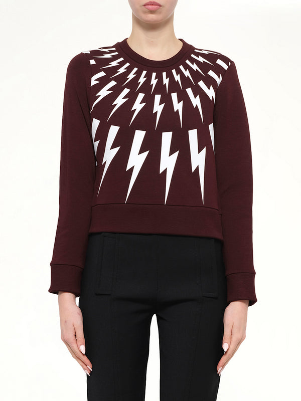 Neil Barrett Sweatshirt in Burgundy