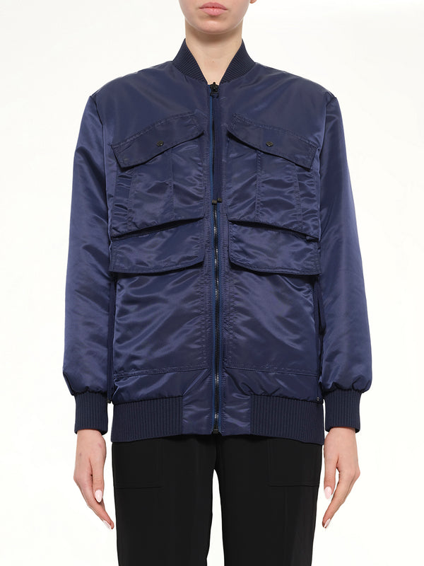 Bomber Jacket in Blue
