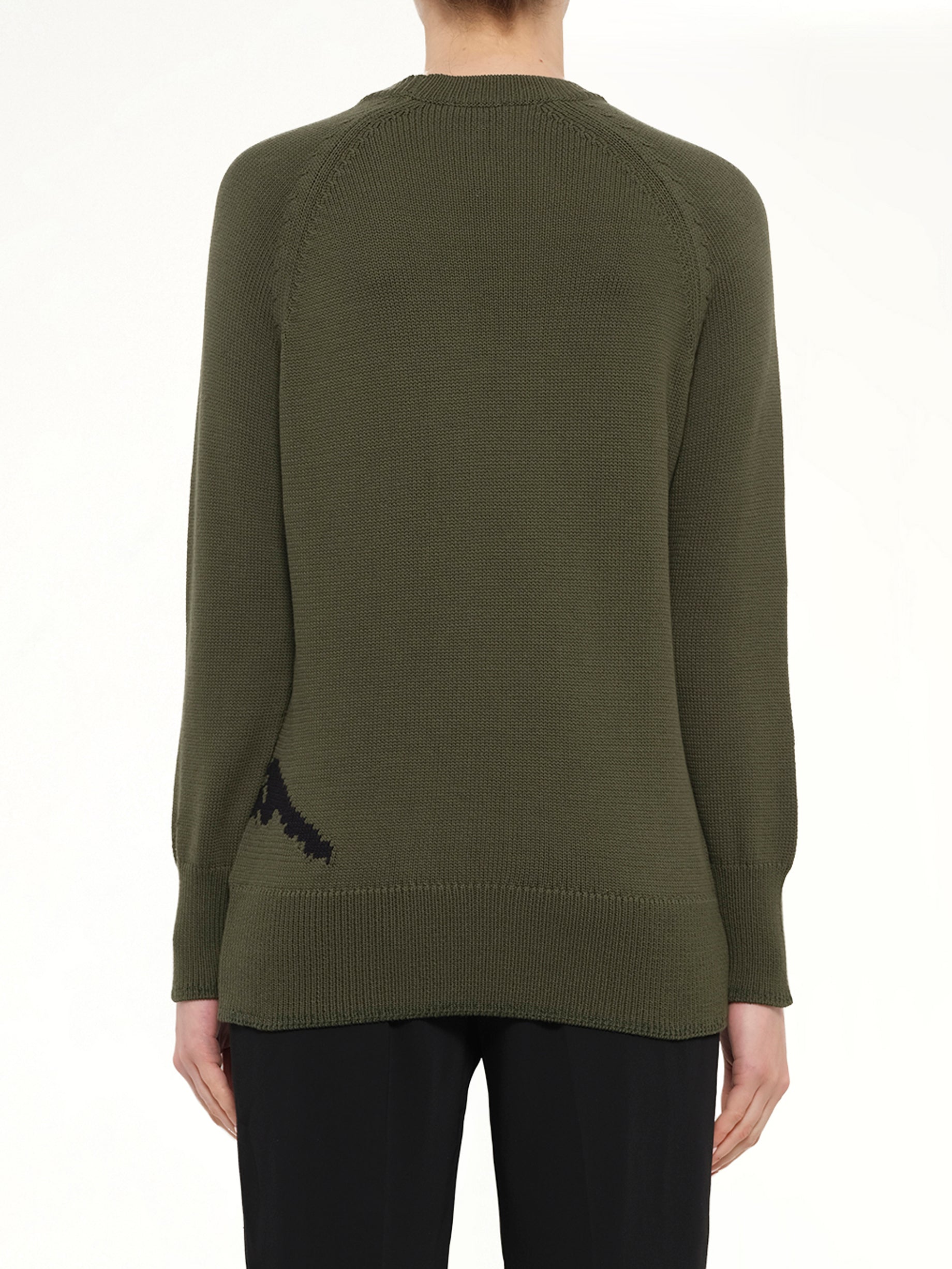 Crew Neck in Khaki