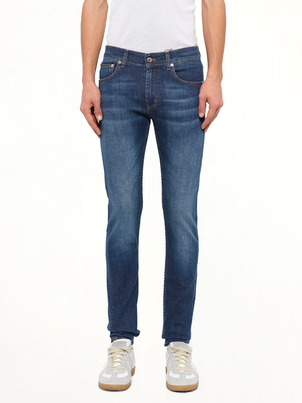 Fitted Jeans in Indigo
