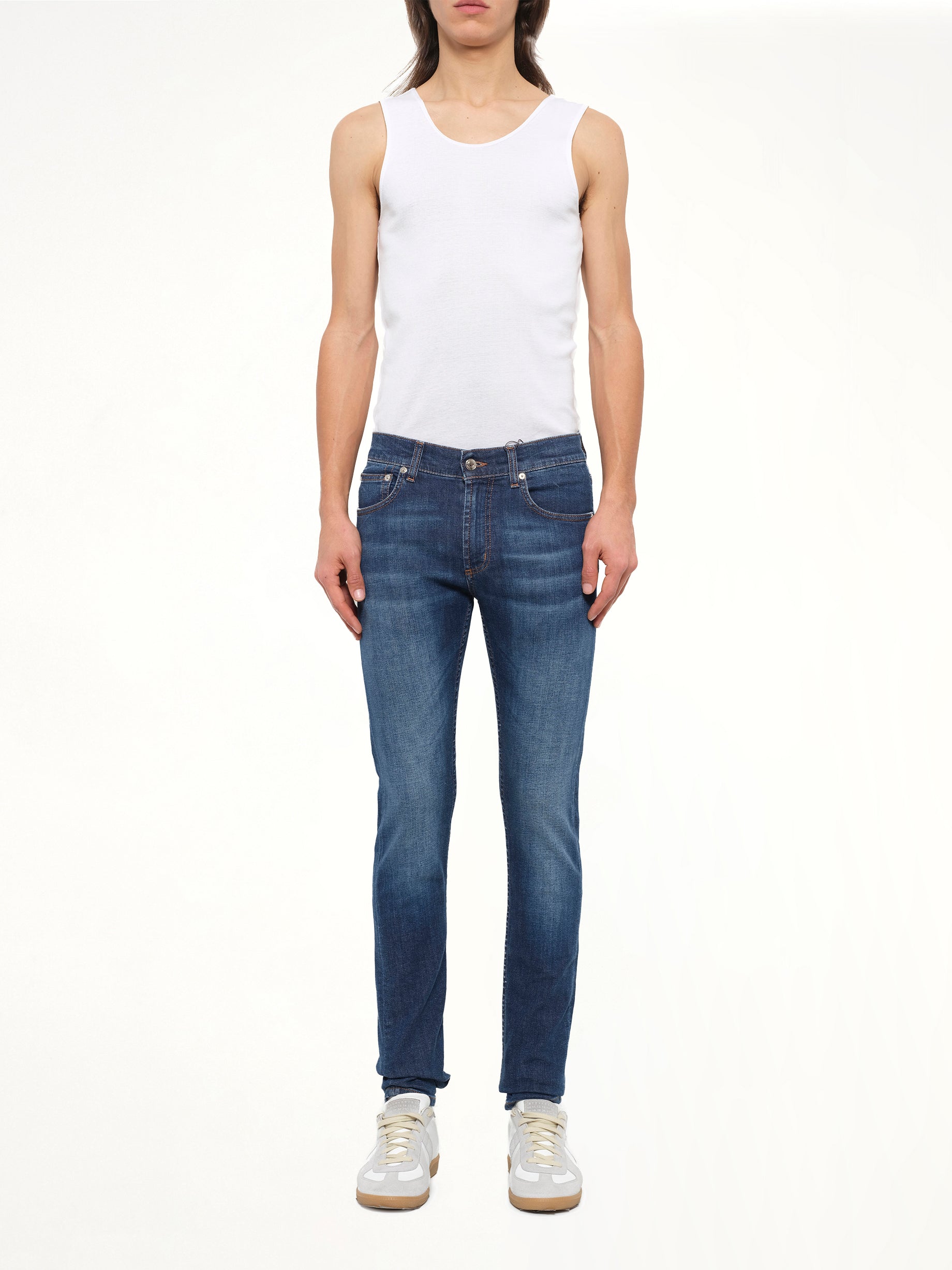 Fitted Jeans in Indigo