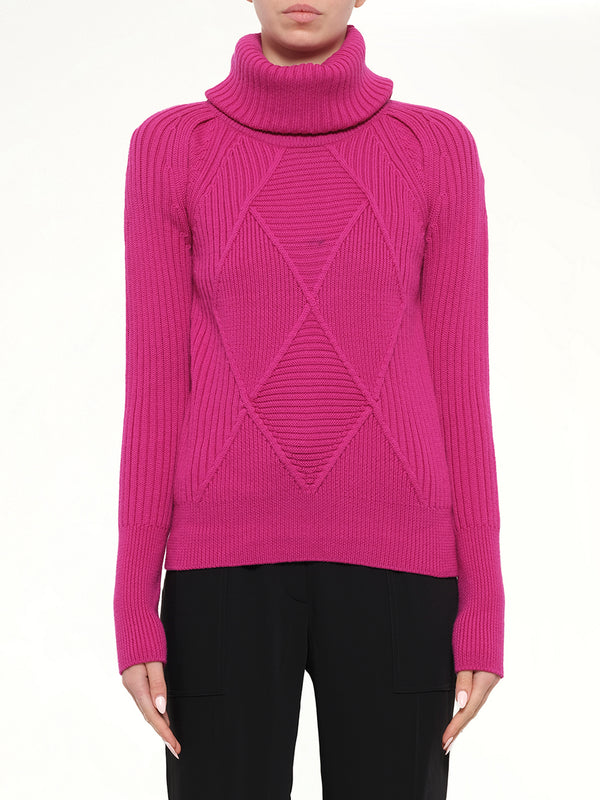 High Neck in Fuchsia