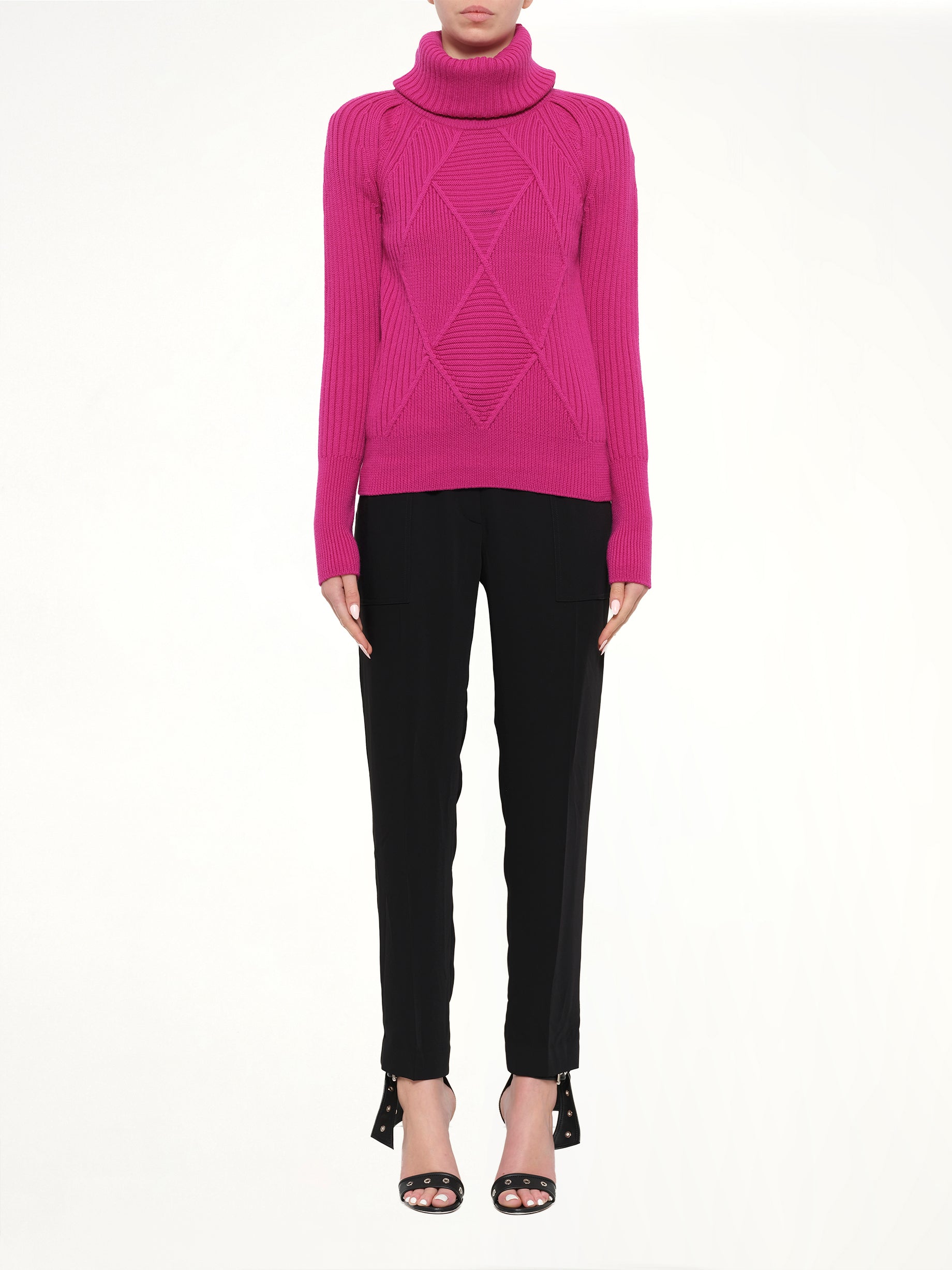 High Neck in Fuchsia
