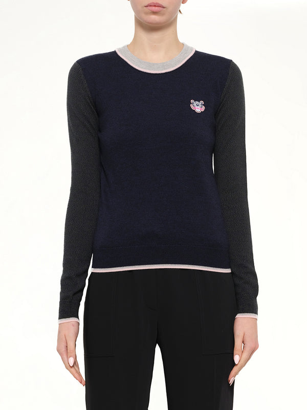 Kenzo Crew Neck in Navy