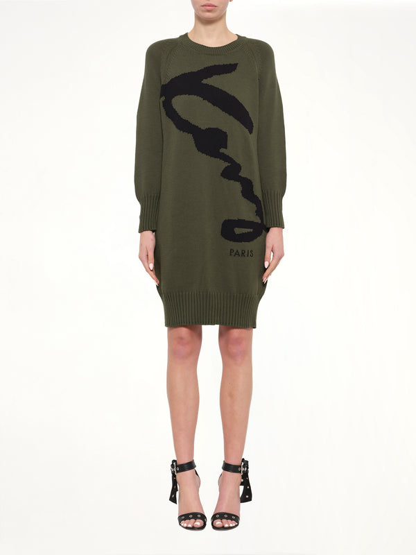 Kenzo Dress in Khaki